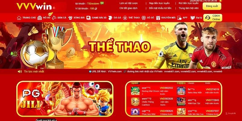Thể thao VVVWIN sảnh cược top đầu được yêu thích Thể thao VVVWIN sảnh cược top đầu được yêu thích