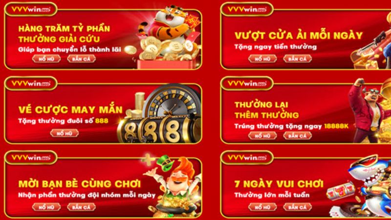 Tổng hợp các sự kiện ưu đãi có mặt tại nhà cái Tổng hợp các sự kiện ưu đãi có mặt tại nhà cái